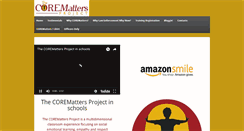 Desktop Screenshot of coremattersproject.com
